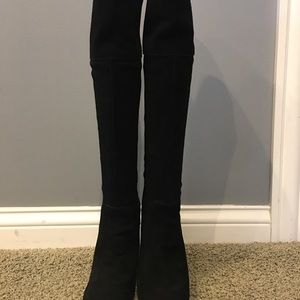 Marc Fisher Suede Riding Boot